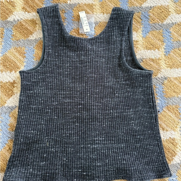 Madewell Ribbed Button-Front Tank Top - Picture 5 of 5